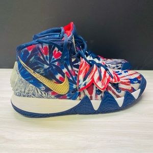 Nike Kyrie Kybrid S2 Blue Size 6Y Void/White-Metalic Gold Tie Dye CV0097 400